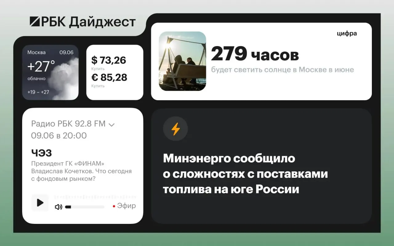 Короткий дайджест ключевых событий: внешняя политика, проблемы с поставками топлива, инициативы властей и технологические новости.