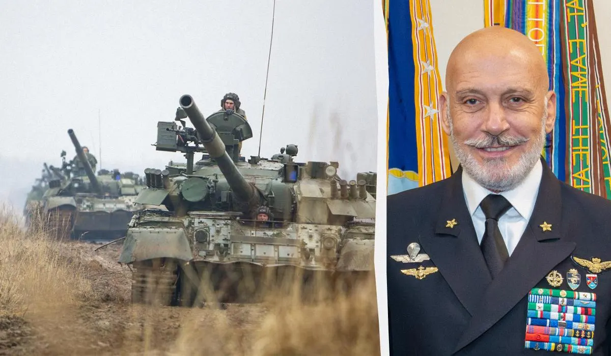 Главнокомандующий военно-морскими силами Альянса предупредил о наращивании военной мощи России и возможности претензий на территории, которыми она владела до распада СССР; НАТО усиливает оборону по всему периметру.