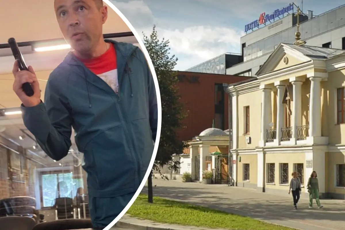 У храма Иннокентия Московского на улице Ленина неизвестный угрожал прихожанам и сотрудникам. Мужчину задержали, против него возбудили дело о хулиганстве; пистолет оказался пневматическим.