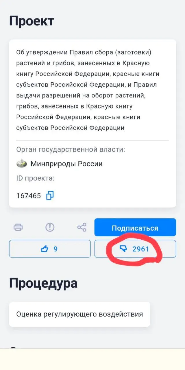 Правительство опубликовало документ, который разрешает собирать и пересаживать охраняемые растения и грибы при размещении объектов хозяйственной деятельности при отсутствии альтернатив. Экологи считают, что новые правила ставят под угрозу редкие виды.