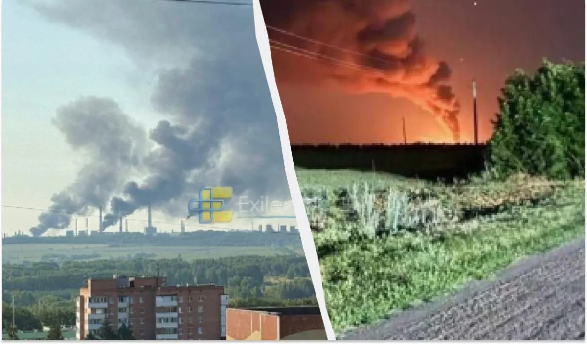 Генштаб ВСУ сообщает об ударах по аэродрому «Борисоглебск» (Воронежская обл.), нефтеперерабатывающим заводам в Саратовской области и Татарстане, а также о поражении автомобильных мостов и шести танкеров в Чёрном и Азовском морях.
