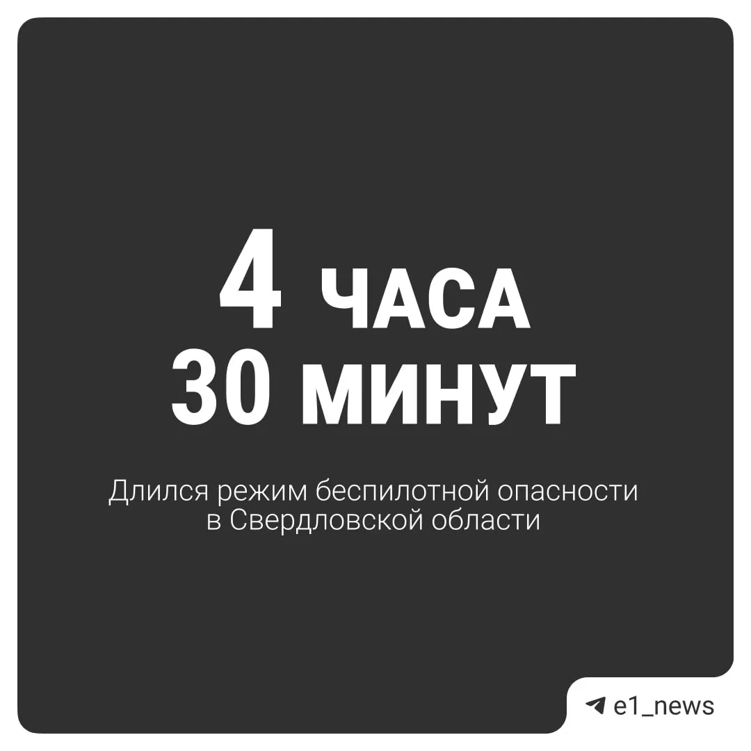 Оповещение о беспилотной опасности в регионе продолжалось четыре с половиной часа.