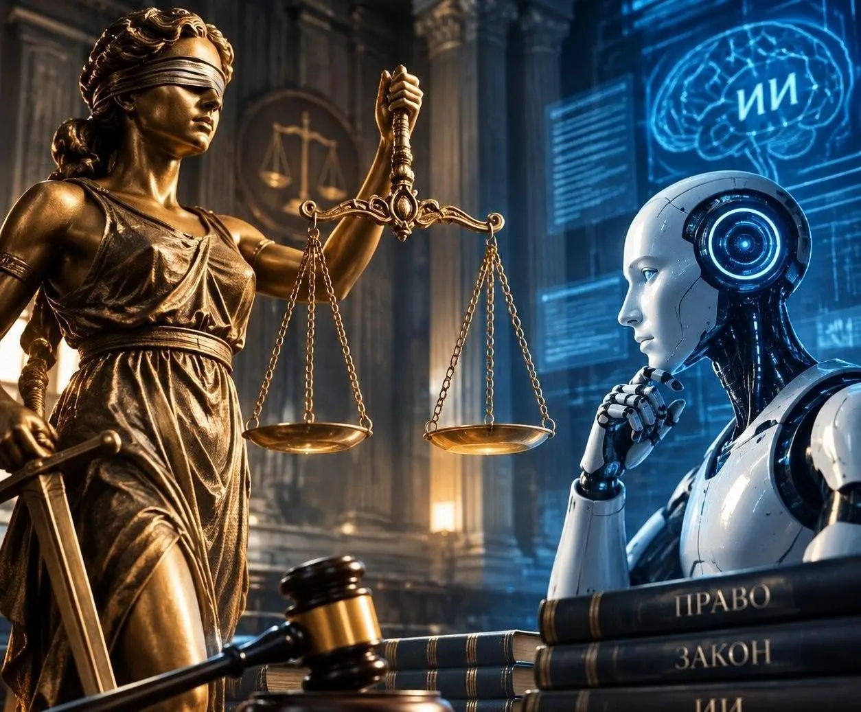 Через год в судах начнется применение систем искусственного интеллекта для помощи судьям в рассмотрении дел.